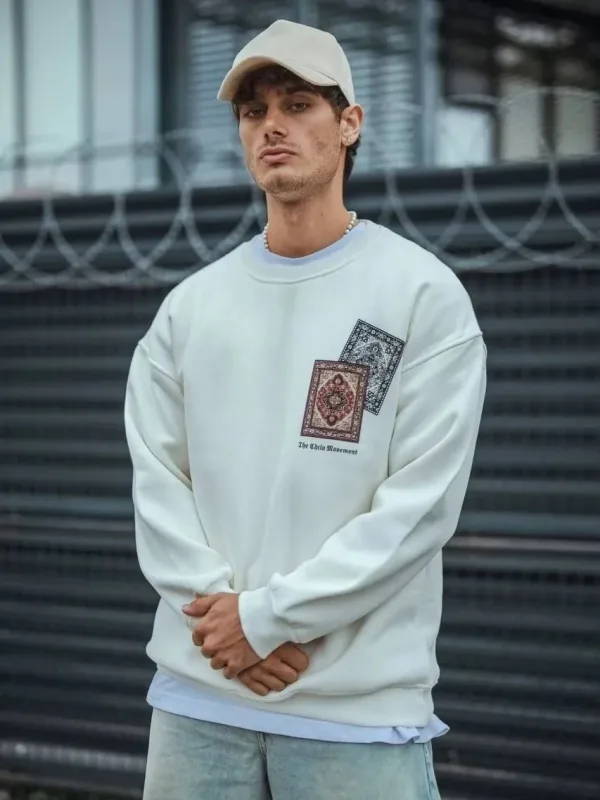 Murš Bijalo 3 Ipliko Pambuko Bisiklet Jaka Baskili Svetshirt 1
