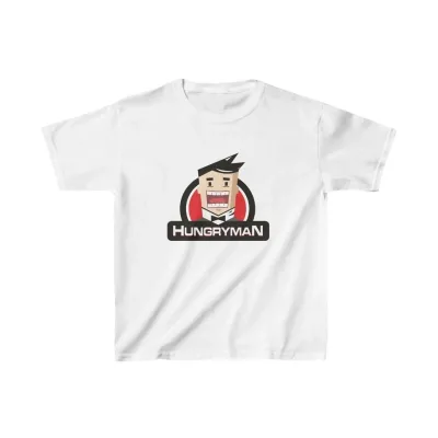 Cocuk Beyaz Baskılı Oversize Yuvarlak Yaka T-Shirt 1