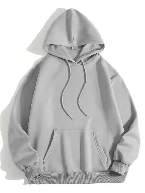 Mêr Gewr 3 Têl Pembo Kapûşonî Kangurû Cêbî Sweatshirt 2