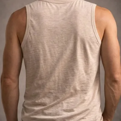 Muški Kamen Bezrukavna Flanel Tkanina Svakodnevna Sportska Potkošulja 4