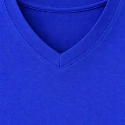 Dievča Modré V Výstrih Potlačené Tričko 3