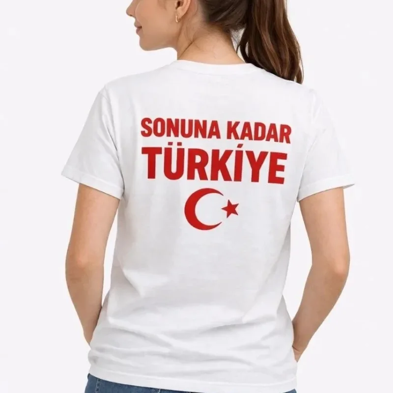 Qadın Ağ Ay Ulduz Çap Azarkeş Forma Köynək