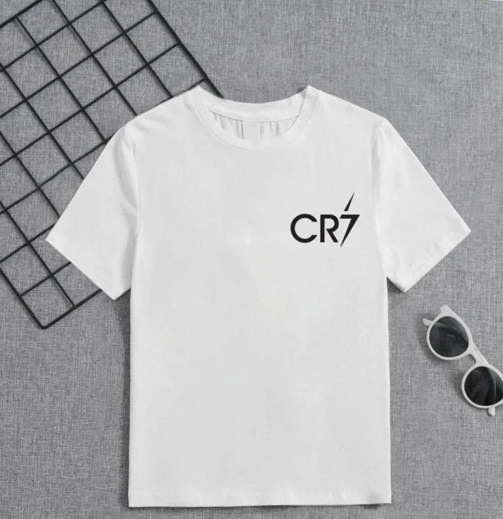 Παιδικό Λευκό Printed Regular Fit Στρογγυλό Λαιμό T-shirt