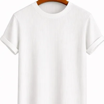 Muški basic pamuk oversize bicikli kragna majica 2