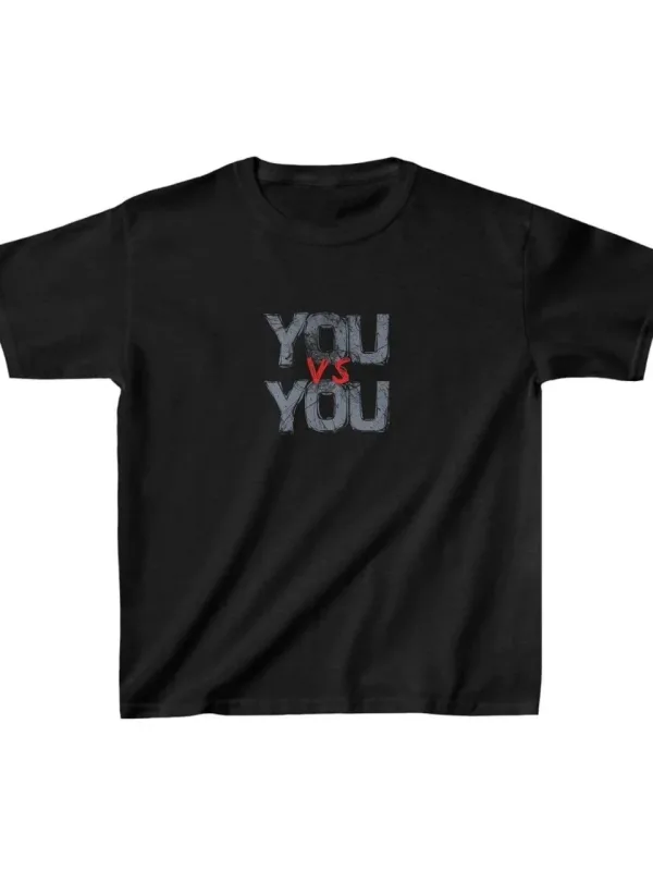 Παιδικό Μαύρο Oversize Printed Στρογγυλή Λαιμόκοψη T-shirt 1