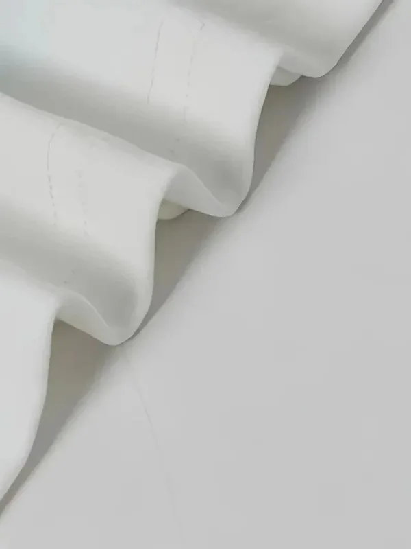 Ženska bijela oversized biciklistička kragna s printom patke majica 2