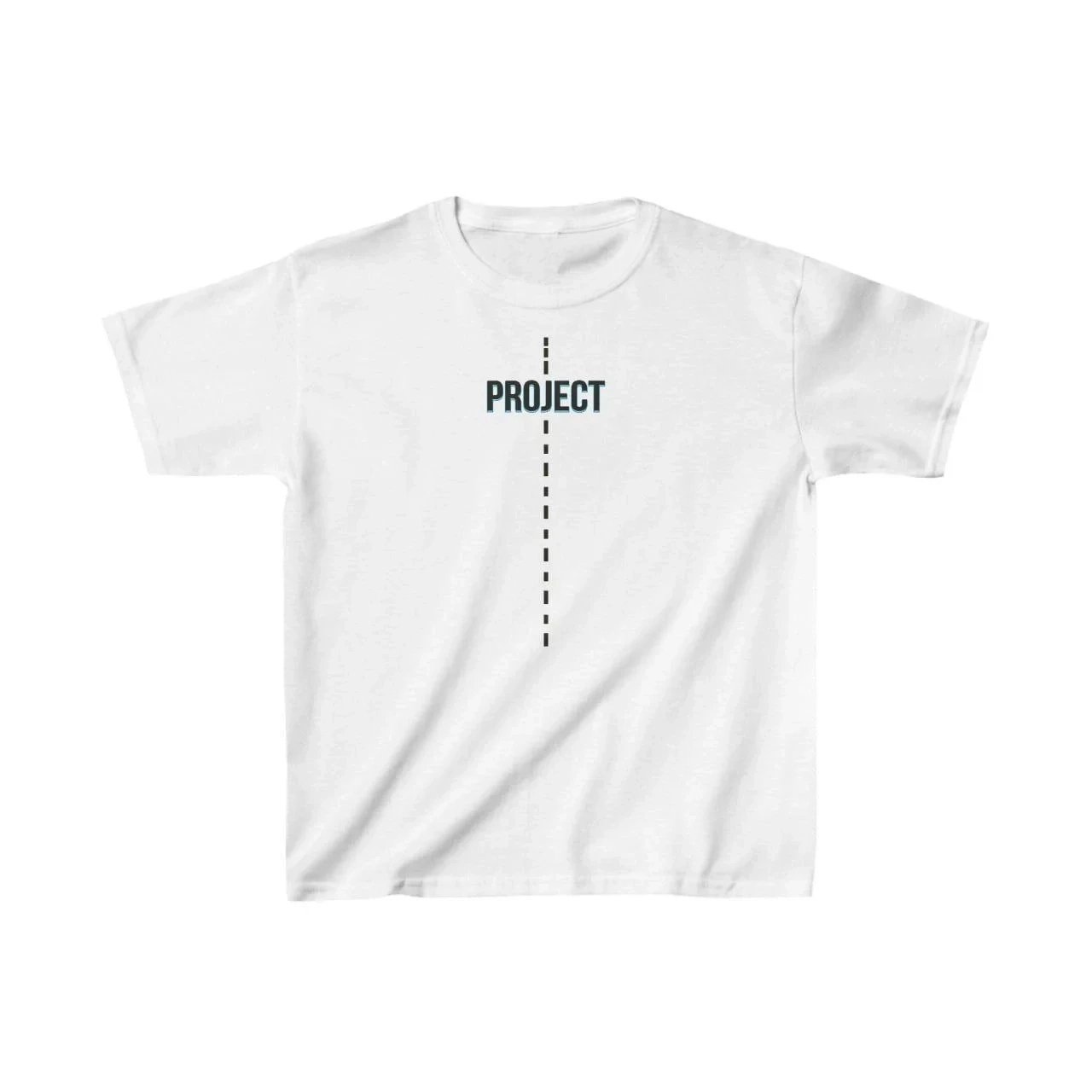 Παιδικό Λευκό Printed Oversize T-Shirt