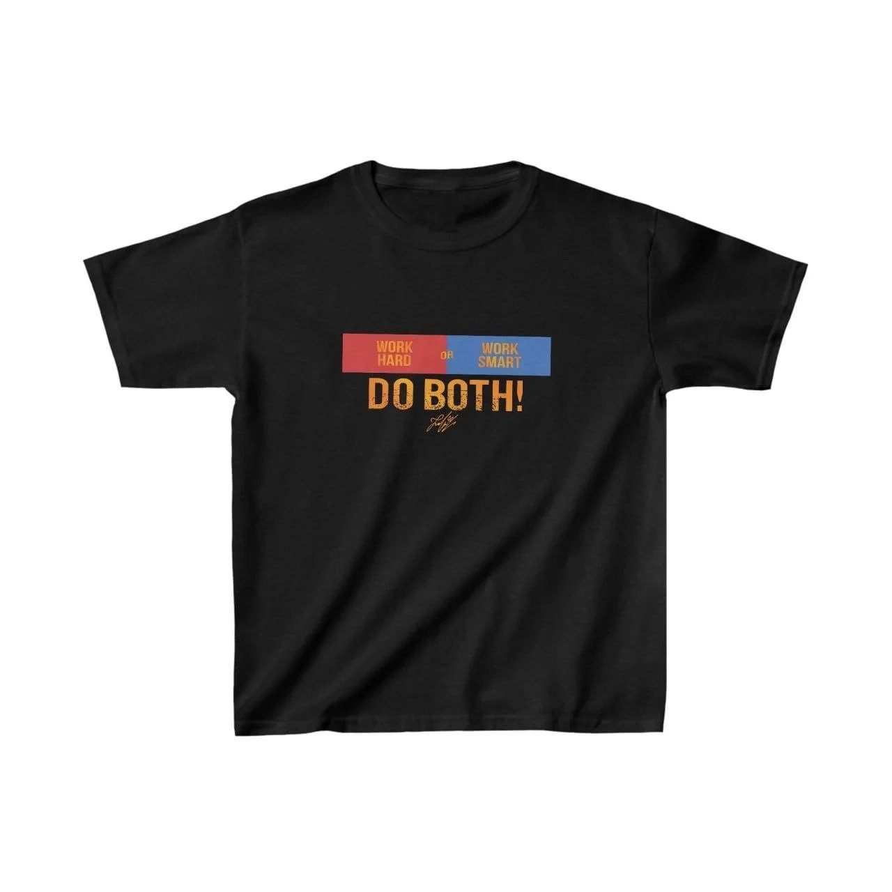 Παιδικό Μαύρο Τυπωμένο Oversize T-Shirt