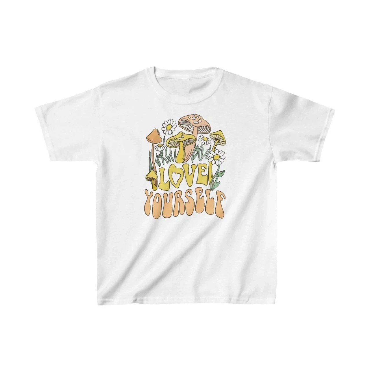 Παιδικό Λευκό Printed Oversize T-Shirt