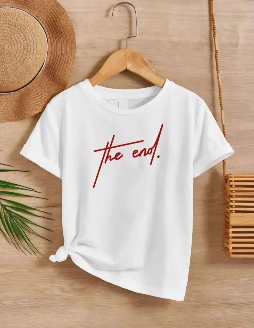 Παιδικό Λευκό Printed Oversize Ποδήλατο Λαιμό T-shirt