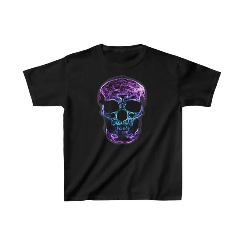 Zarok Reş Oversize Çapkirî T-Shirt