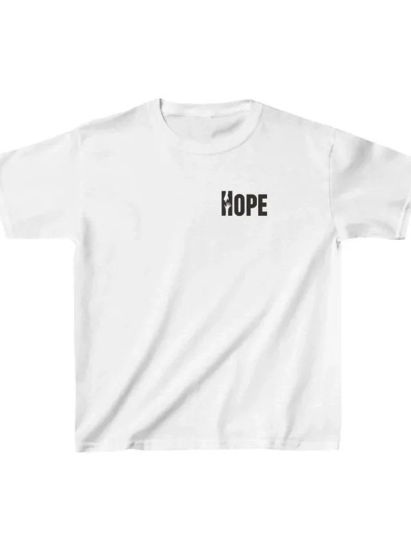 Uşaq Ağ Çaplı Oversize Velosiped Yaxalı T-Shirt 1