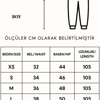 Ženska tamnoplava čimali palazzo pantalone 2
