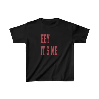ბავშვის შავი Oversize ნაბეჭდი T-Shirt 1