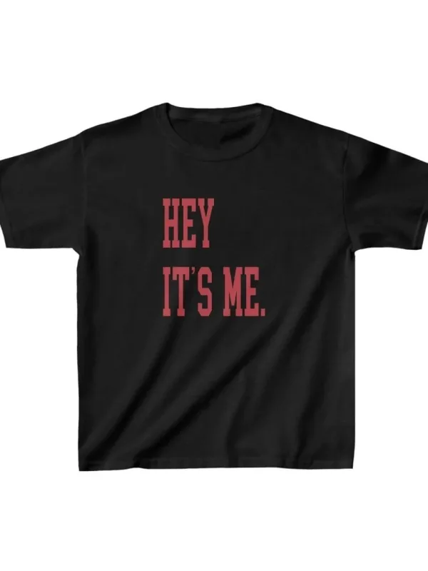 ბავშვის შავი Oversize ნაბეჭდი T-Shirt 1