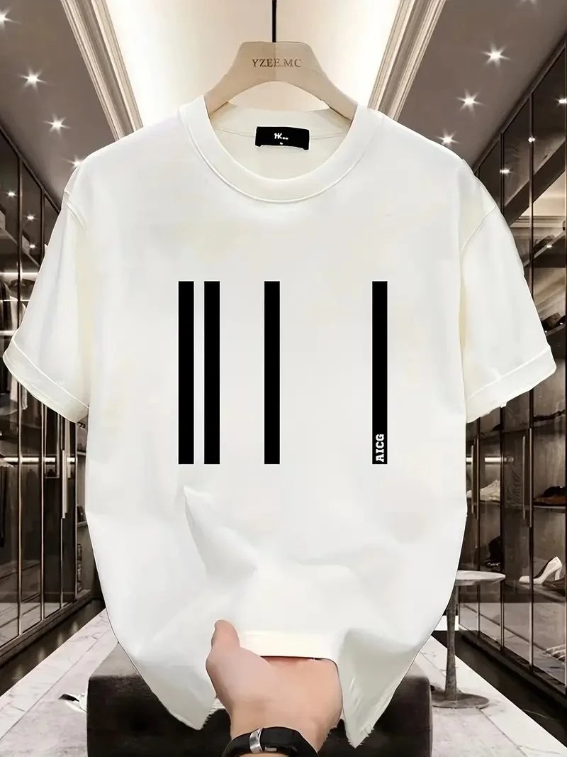Γυναικείο Λευκό Oversize Ποδήλατο Λαιμό Τυπωμένο T-shirt