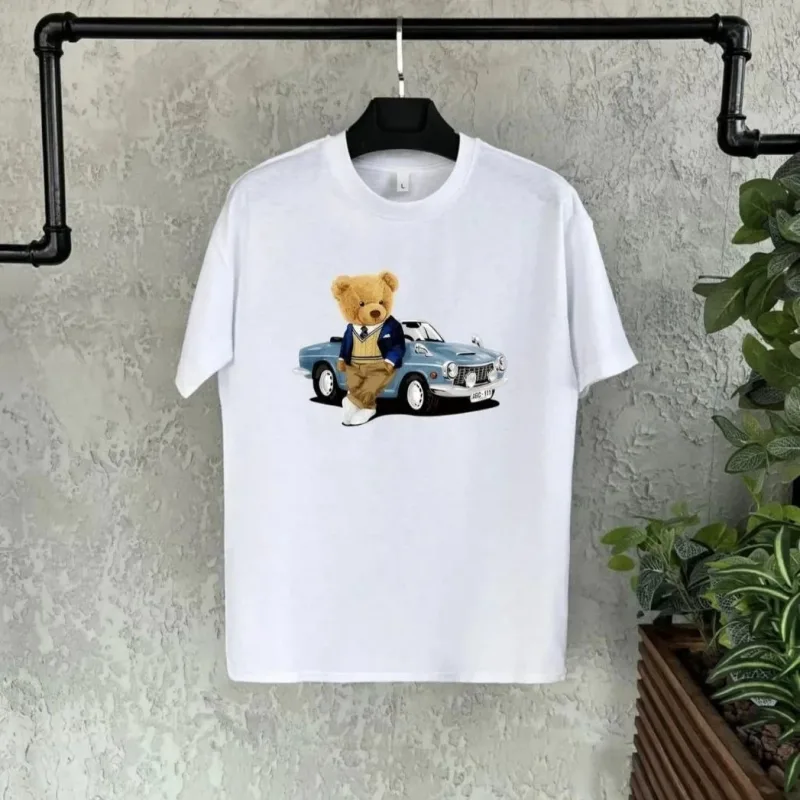 Uşaq Ağ Çap Oversize Dəyirmi Yaxalı Köynək