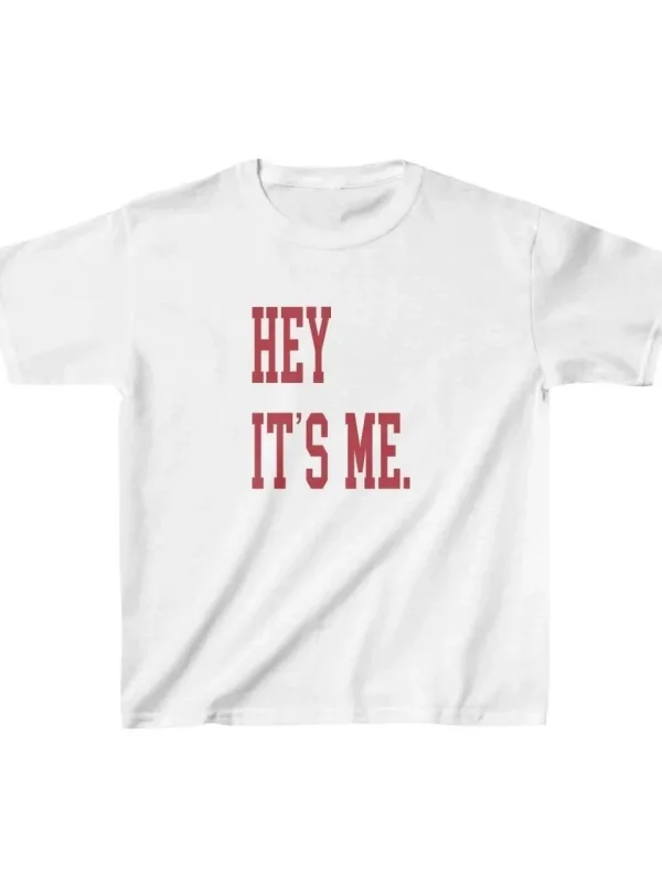 Uşaq Ağ Çaplı Oversize T-Shirt 1