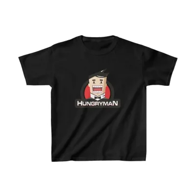 Детска црна oversize памучна маица со принт 1