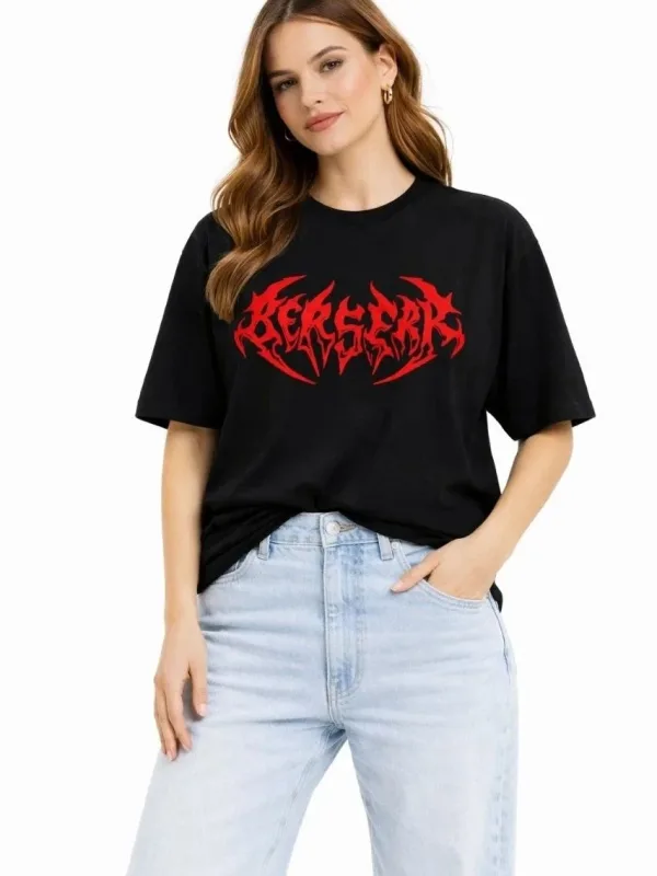 Ženska Crna Oversize Bicikli Kragna Print Majica 5