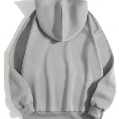 Mêr Gewr 3 Têl Pembo Kapûşonî Kangurû Cêbî Sweatshirt 1