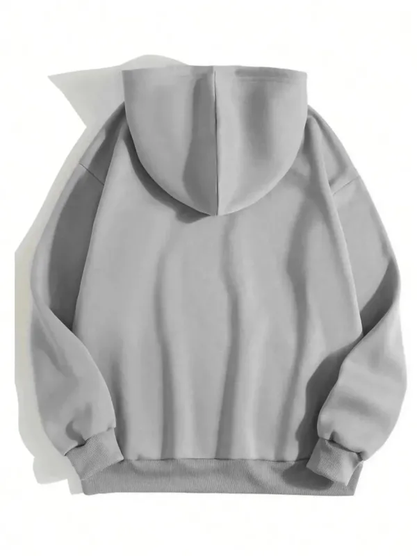 Mêr Gewr 3 Têl Pembo Kapûşonî Kangurû Cêbî Sweatshirt 1