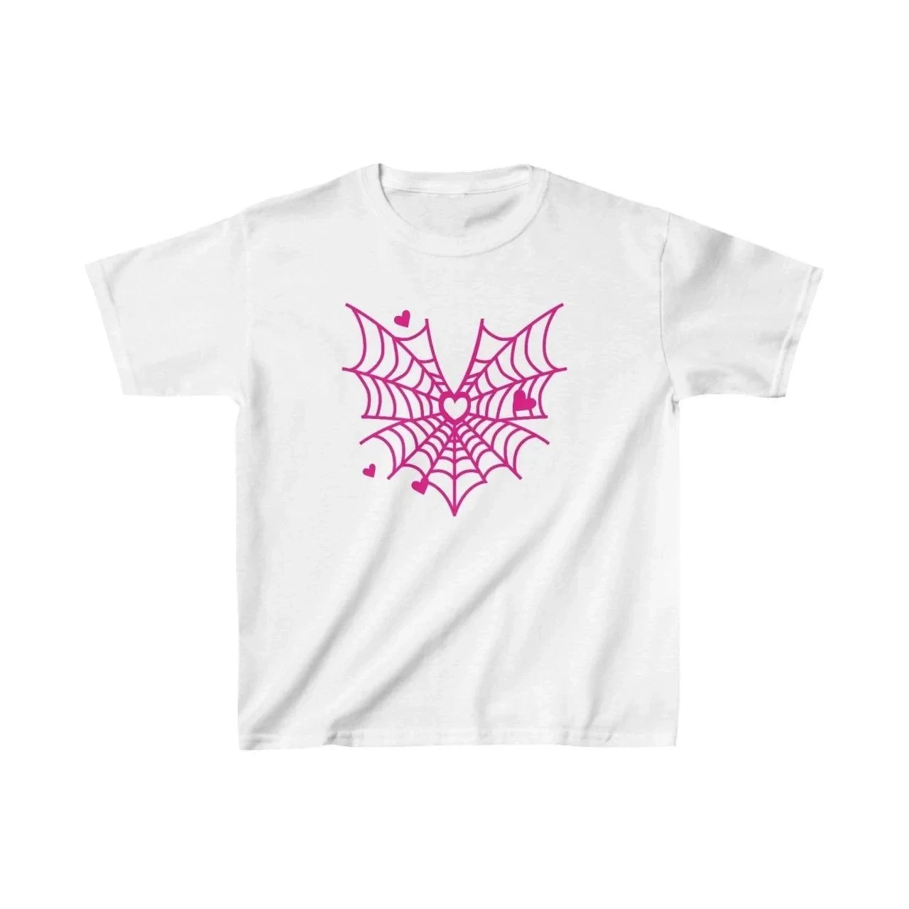 Детска бела печатена oversize маица