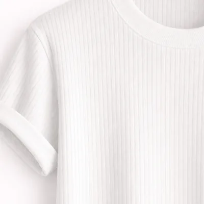 Muški basic pamuk oversize bicikli kragna majica 4
