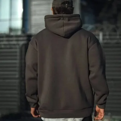 Sweatshirtê Mêran ê Dûmanî yê 3 Têlî Pembû yê Kêlûndar ê Basic 2