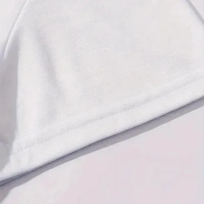 Ženska Bela Oversize Bicikli Kragna Print Majica 4
