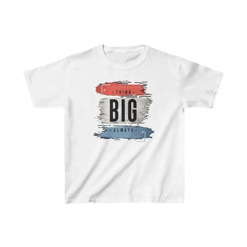 Uşaq Ağ Oversize Çaplı Velosiped Yaxalı T-Shirt