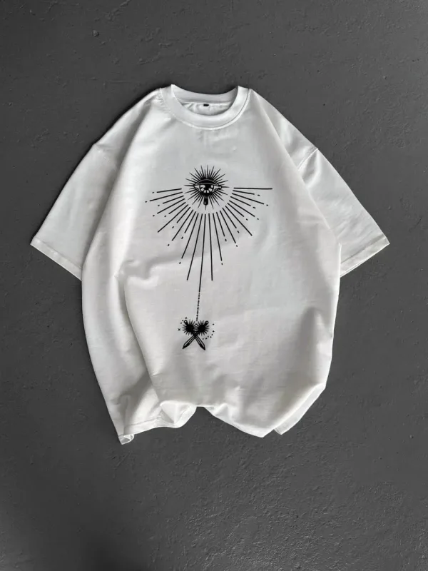 Murš Albo Oversize Bicikleta Jakno Ruža Printisardo T-shirt 3