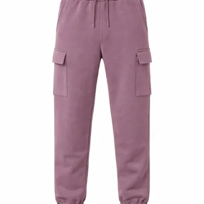 Muške ružičaste baggy trenirke s džepovima 2