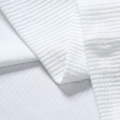 Kişi Ağ Polo Yaxalı Oversize Qabırğalı Parça %100 Pambıq Bol Kəsim Velosiped Yaxalı 5