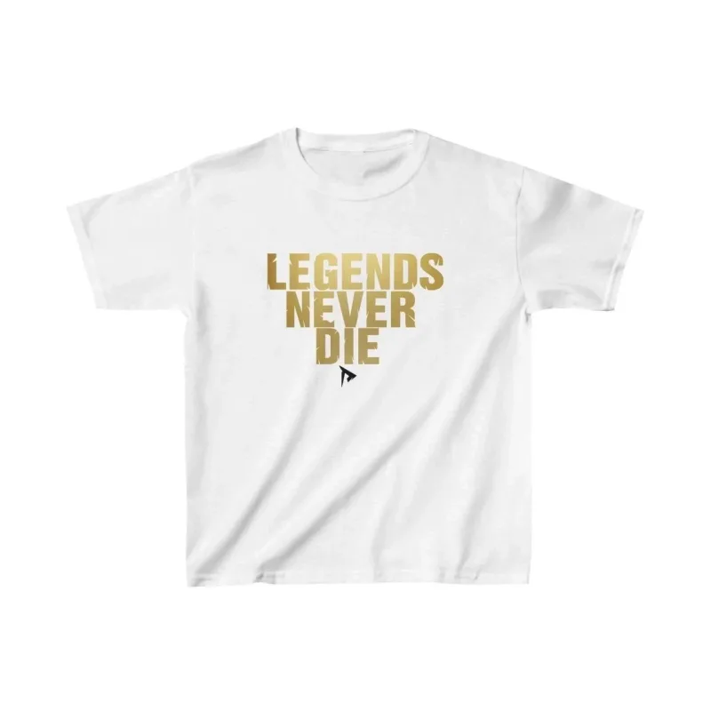 Dziecięca Biała T-shirt z Nadrukiem, Luźny Krój, Okrągły Dekolt