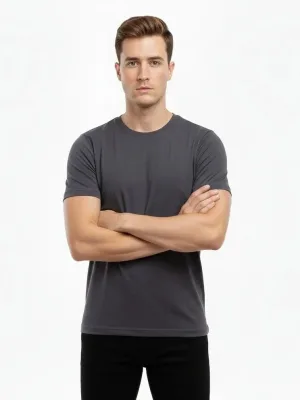 Kişi Tüstü Slim Fit Likralı Velosiped Yaxası Köynək