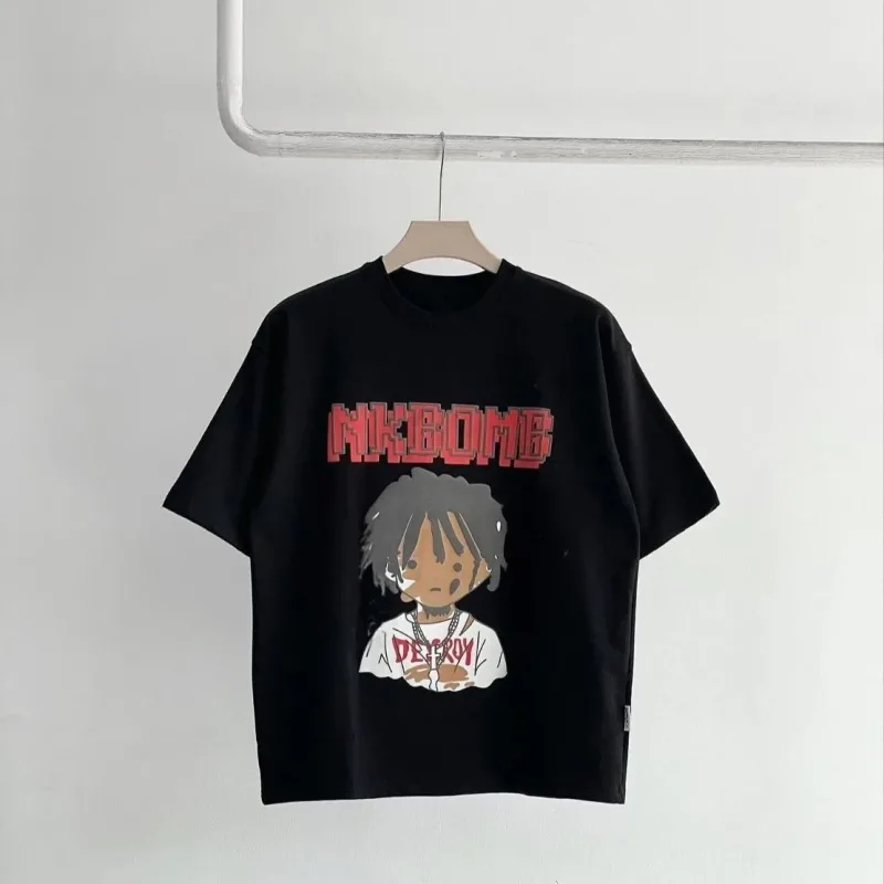 Cocuk Kalho Printed Oversize Rotunda Gola T-Shirt