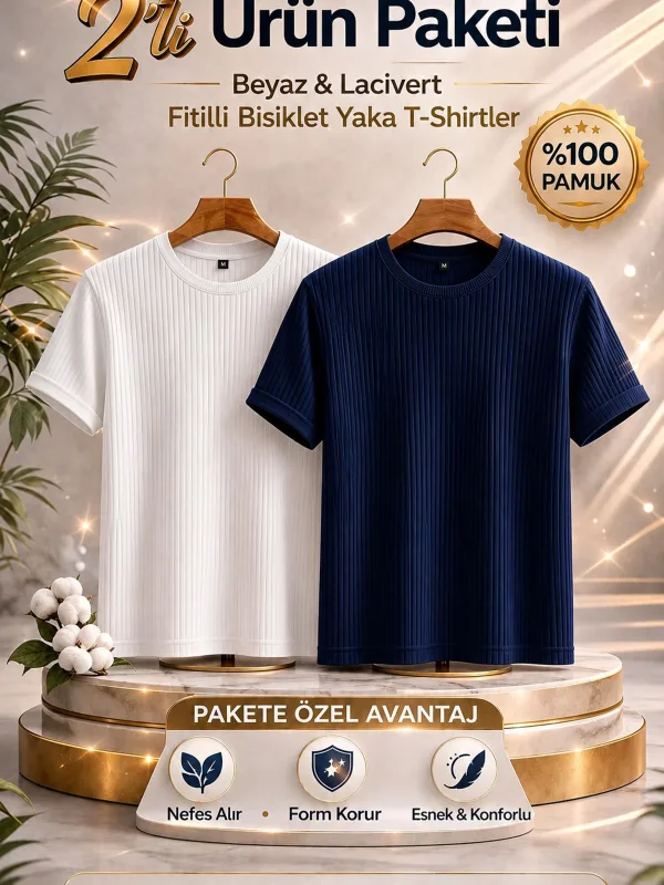 Lacivert Beyaz