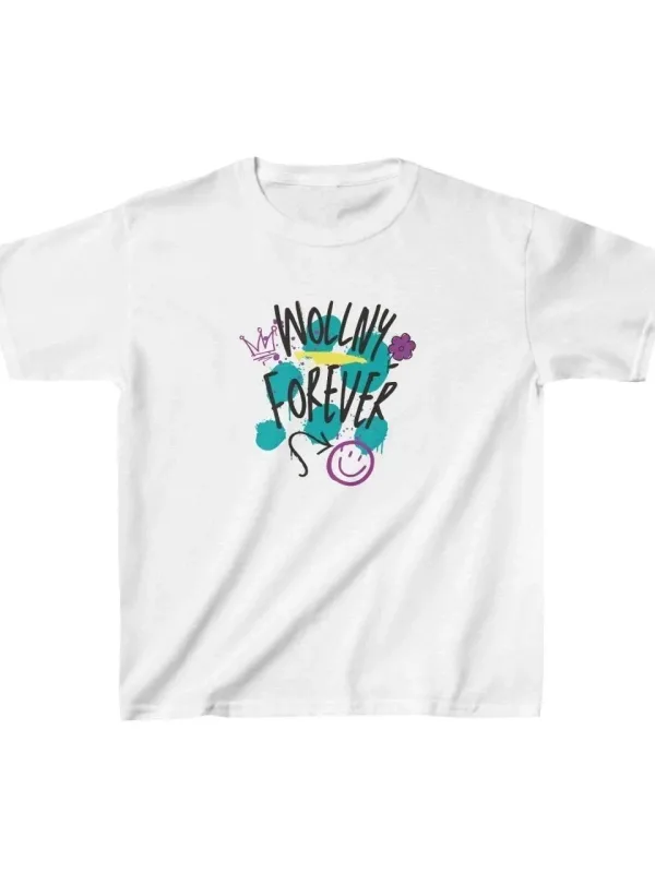 Uşaq Ağ Çap Oversize T-Shirt 1