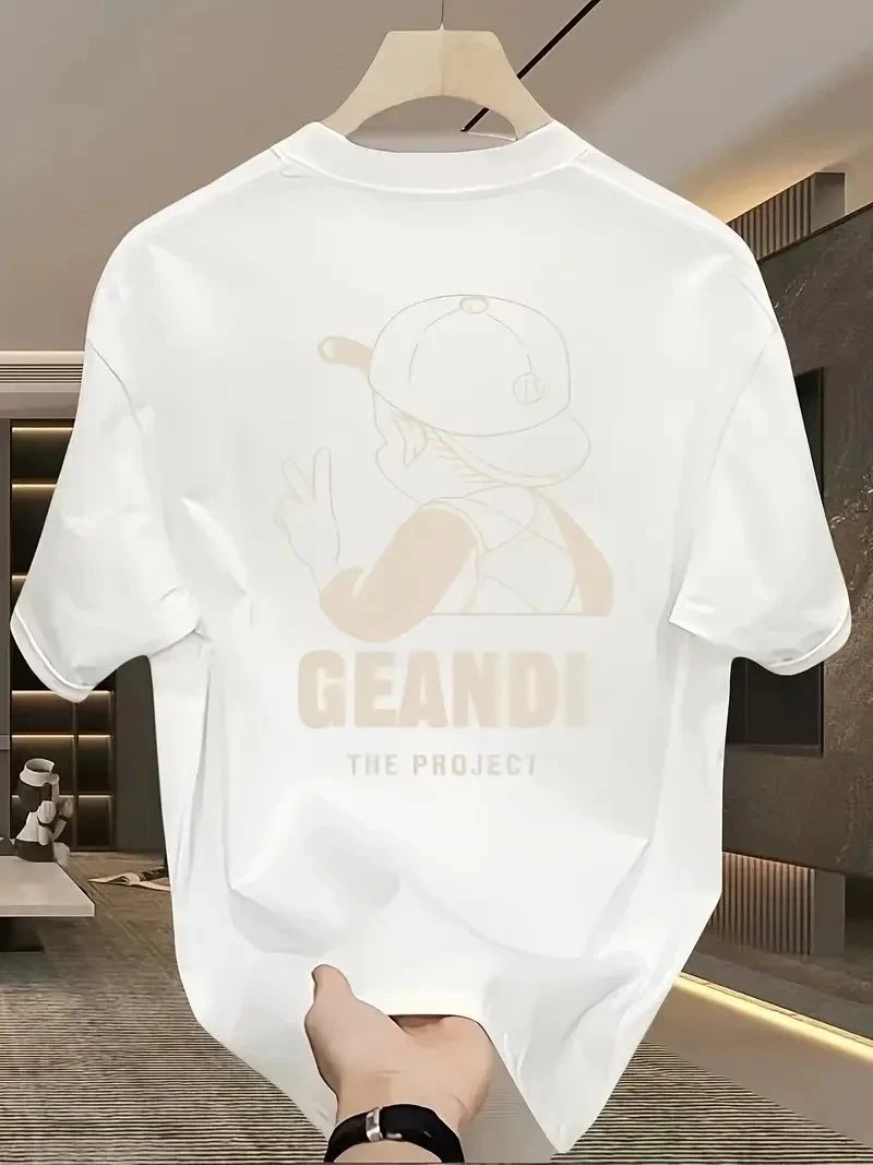 Γυναικείο Λευκό Τυπωμένο Κοντό Μανίκι T-shirt