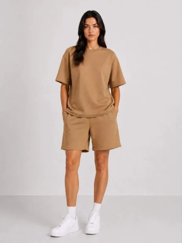 Koma Jinan Qehweyî Oversize Modal Nermik û Bêrîk 4
