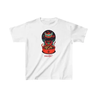 Детски бел печатен regular T-shirt 1